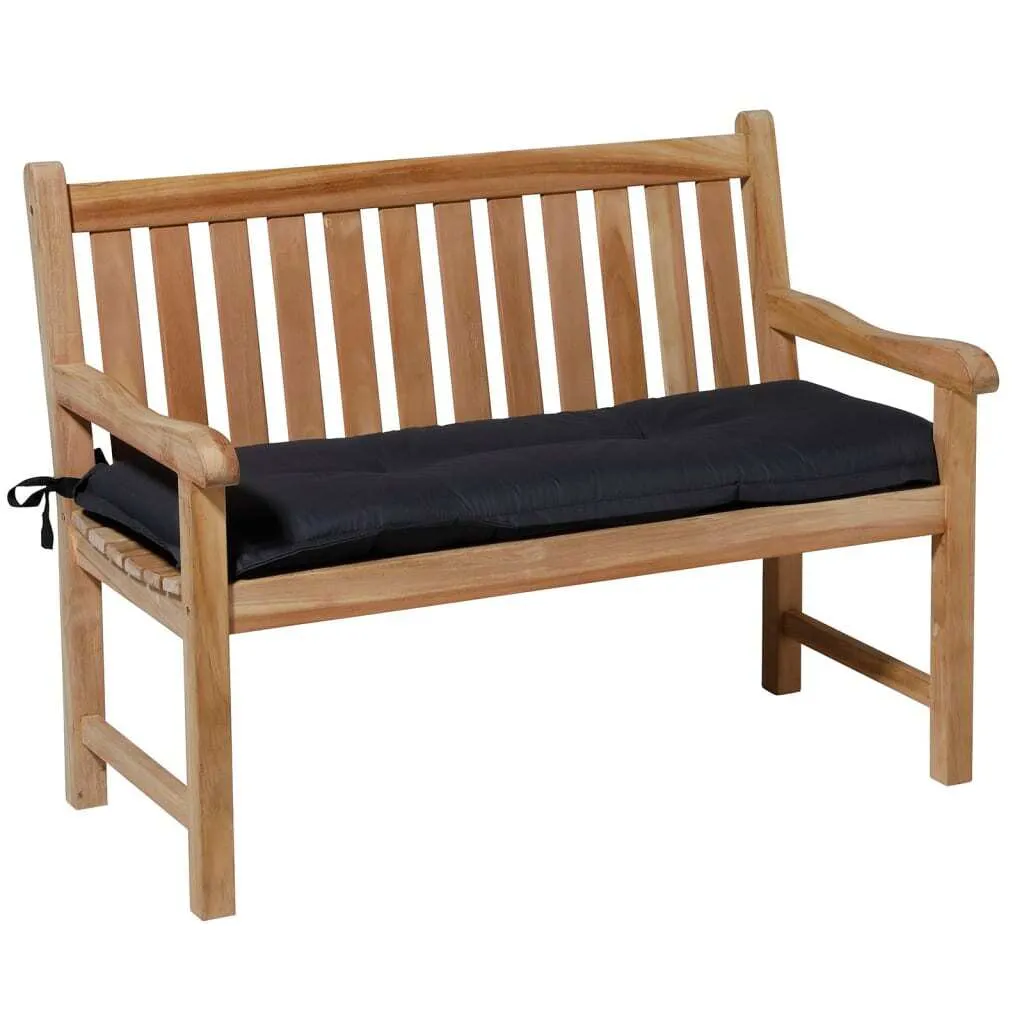 Cuscino Madison Basic Nero 120x48 per Panca | Vivi il tuo Giardino