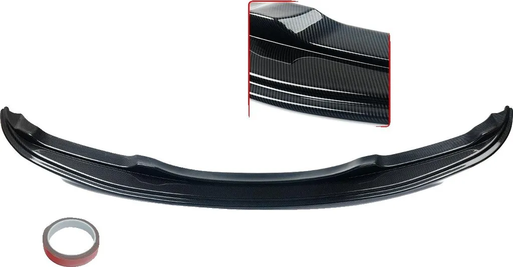 Pare-chocs avant look carbone ABS résistant - Finition brillante sport