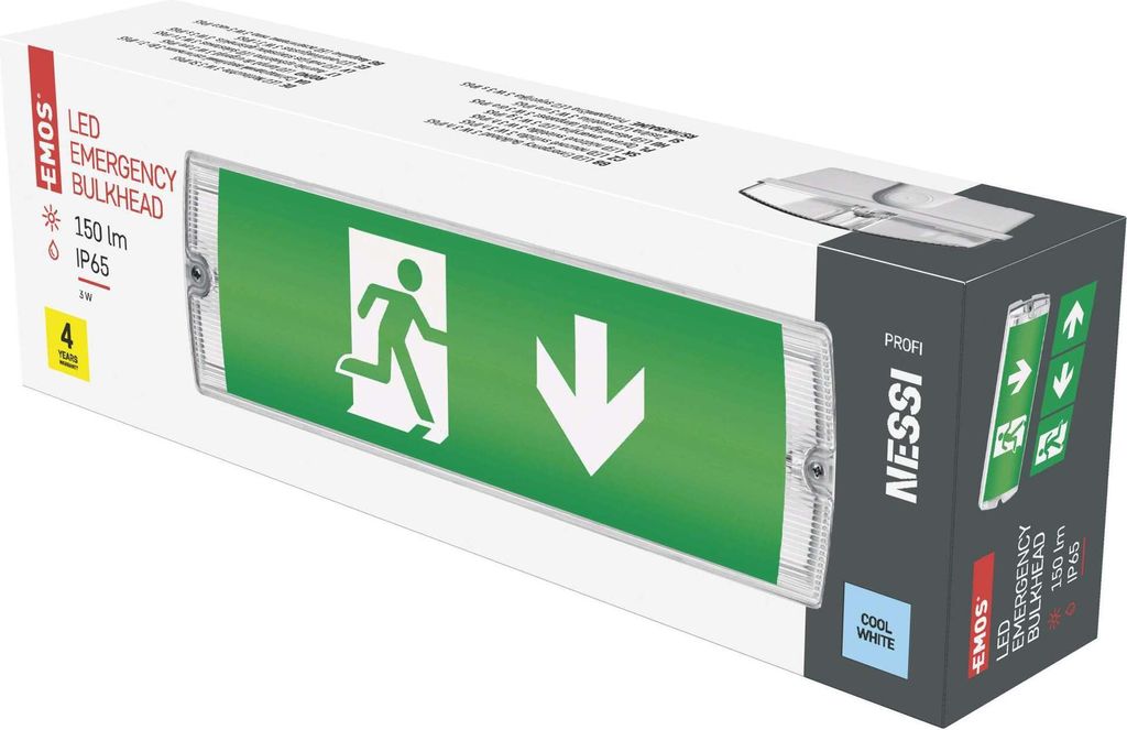 EMOS LED-Notbeleuchtung, Notausganglicht bis zu 3h Produktbild 11