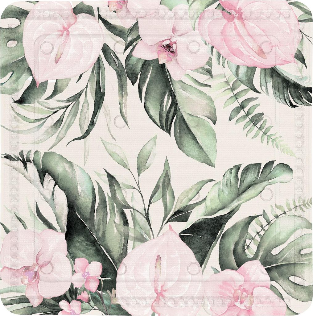 Kleine Wolke Duscheinlage GARDEN Multicolor 55 x 55 cm