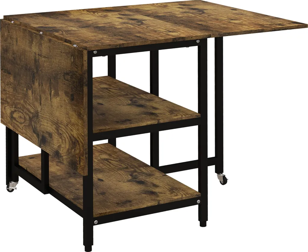 Table pliante polyvalente pour petit espace et repas de 6 personnes