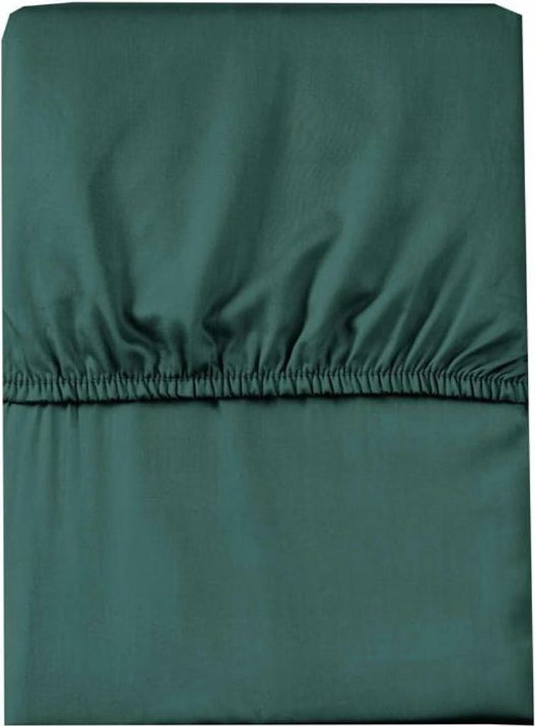 Prześcieradło satynowe zielone 220x200 cm z gumką Zdjęcie produktu 