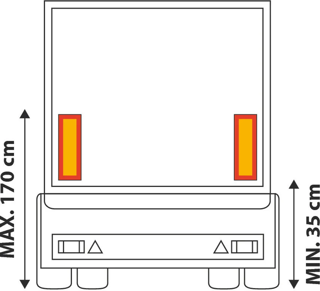Panneau catadioptre pour signalisation remorque agricole et utilitaire - 5