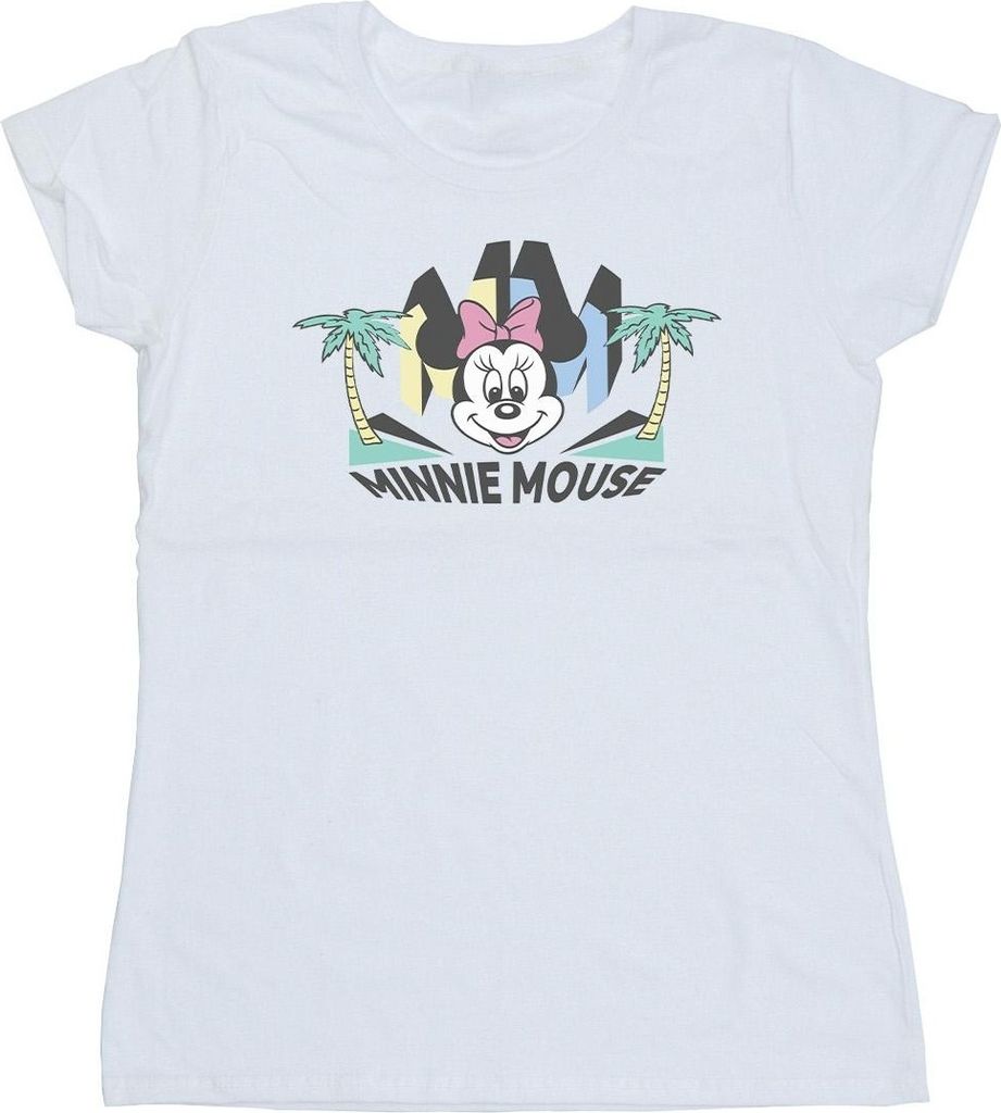 Disney - "MM" T-Shirt für Damen BI33333 (M) (Weiß)