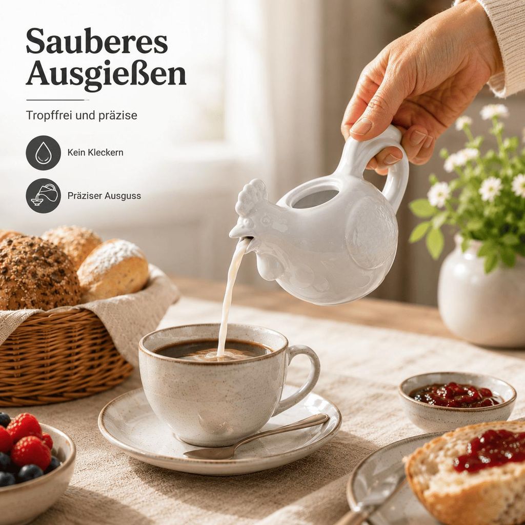 2 x Milchkännchen Porzellan Sahnekännchen Milchkanne Milch