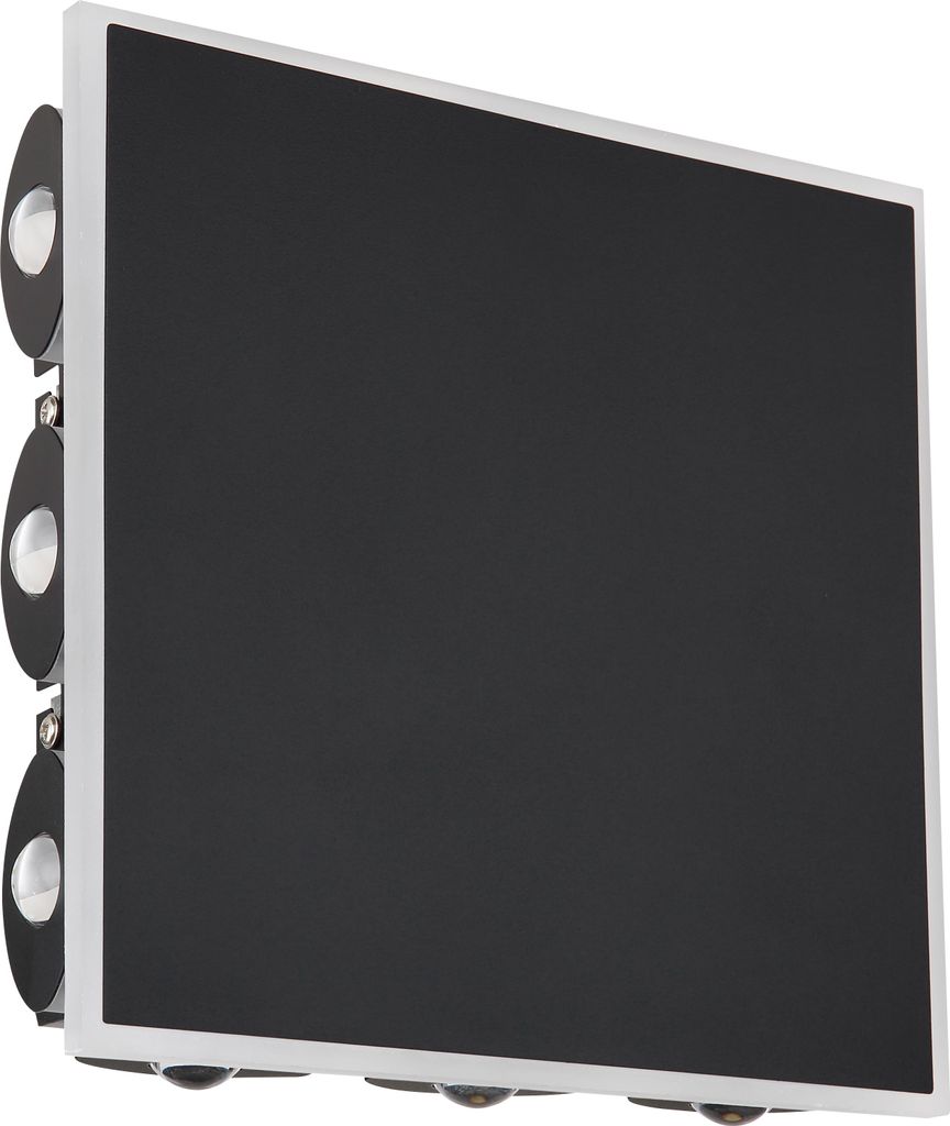 Globo Lighting|Wandleuchte Metall schwarz matt, LED