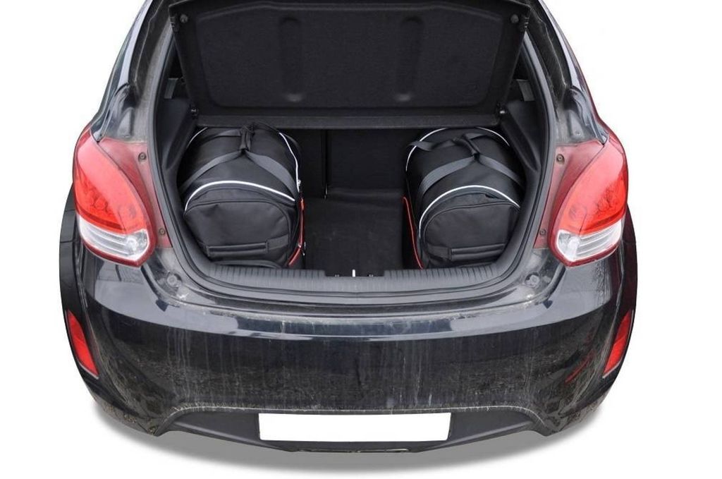 Hyundai Veloster Coupe 2011-2014 Kofferraumtaschen Set 3 Stk