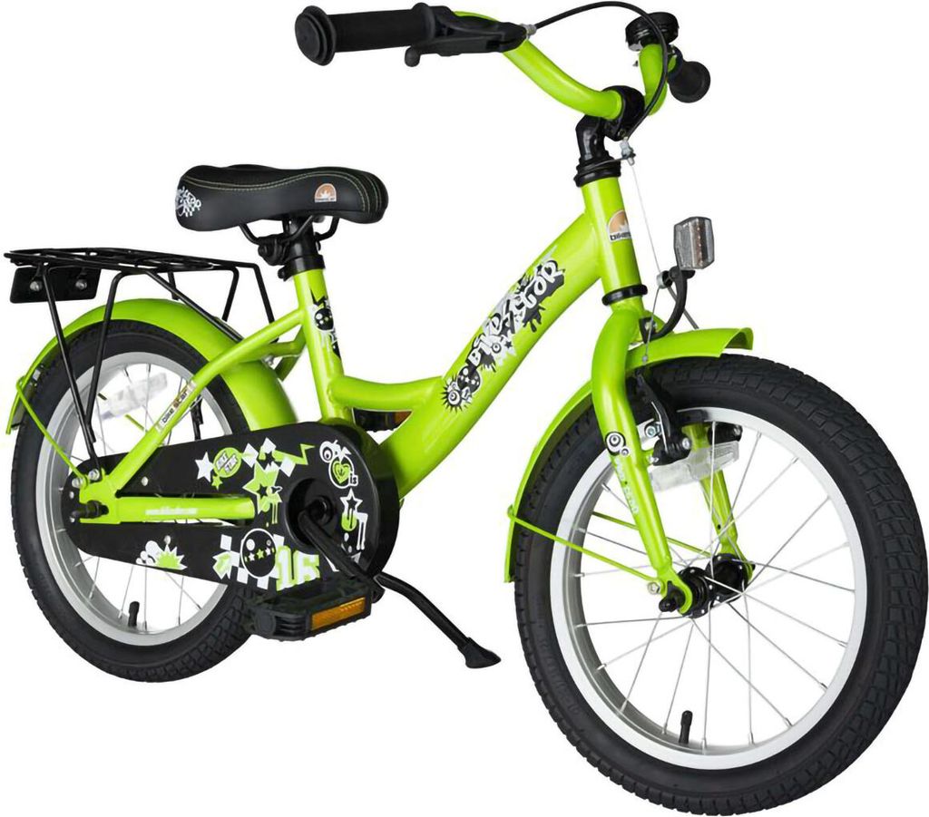 Bikestar Classic Kinderfahrrad 16 Zoll - Grün Produktbild 