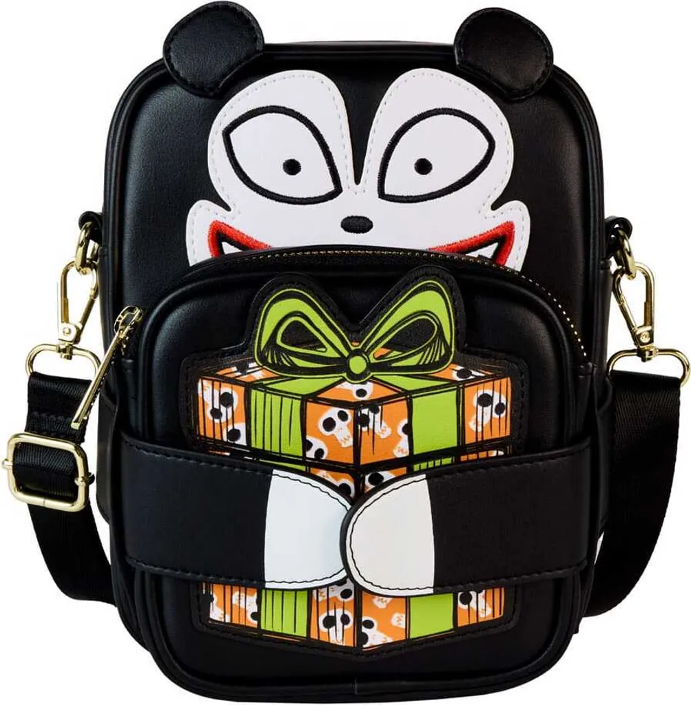 Sac Loungefly Scary Teddy Crossbuddies en Similicuir avec Pochette Amovible