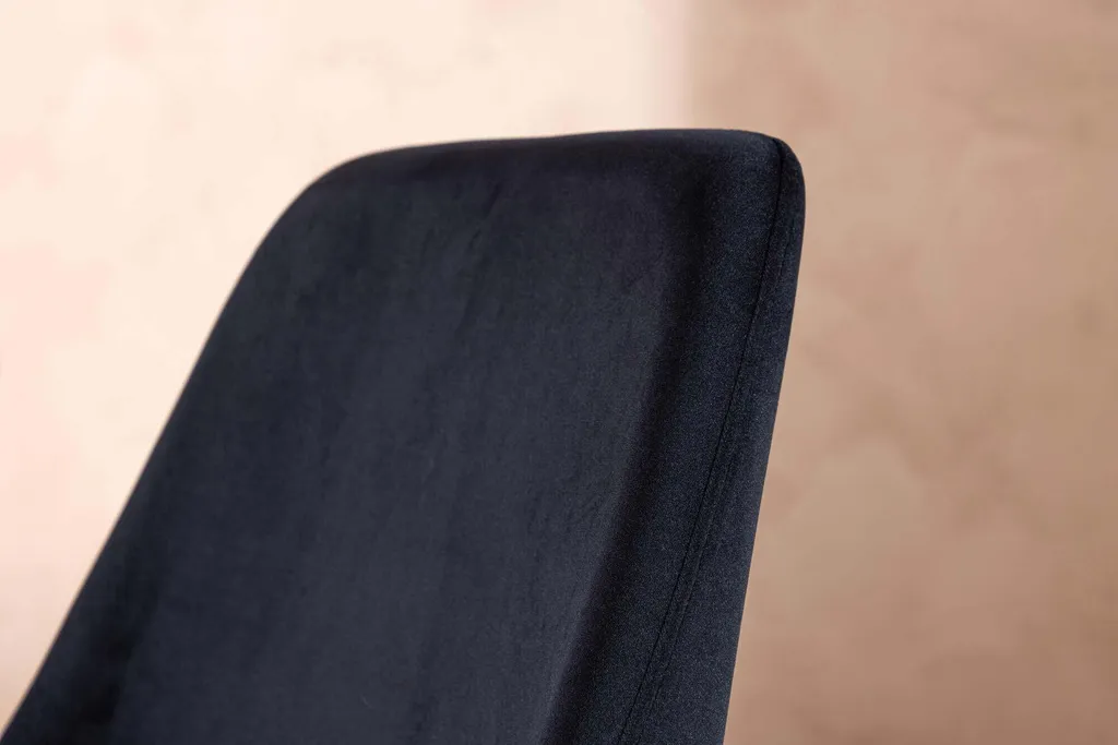 Chaise de salle à manger noire pour table moderne confort optimisé - 7