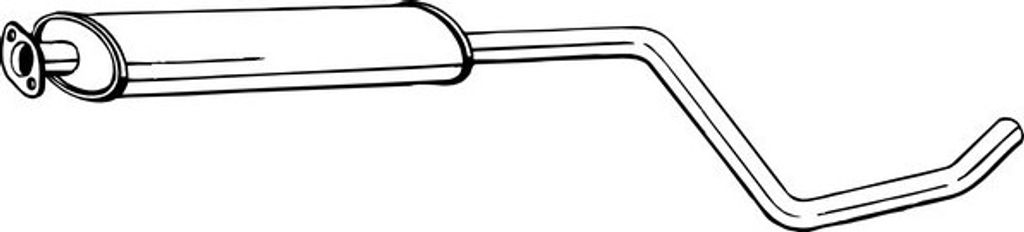 BOSAL 284-611 Mittelschalldämpfer Schalldämpfer für OPEL Astra J Sports Tourer (P10) ASTRA J ASTRA J Stufenheck für CHEVROLET CRUZE (J300)