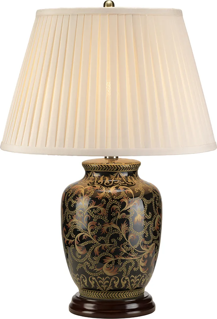 Lampe Morris Elstead en porcelaine : le luminaire chic pour salon sombre