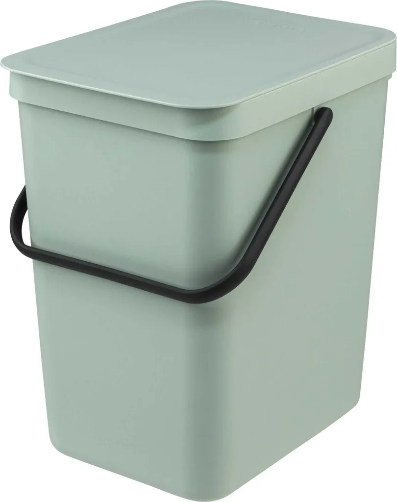 Poubelle 25L Brabantia Sort & Go Jade Green - Grande Capacité et Ergonomie