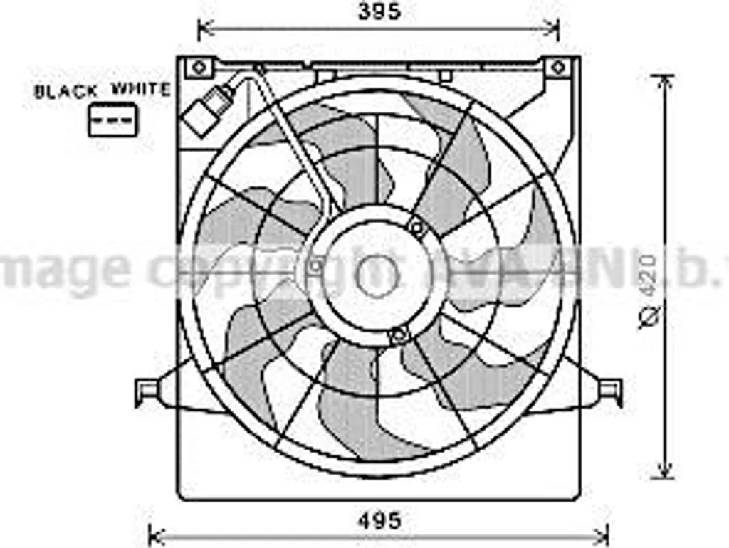 Évitez la surchauffe avec le ventilateur AVA KA7522 pour i30 et Ceed 1.6 2.0
