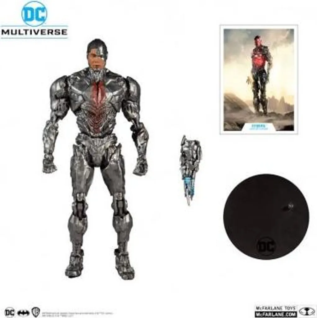 Figurine Cyborg DC Multiverse McFarlane Idéale pour Vitrine et Jeu - 9