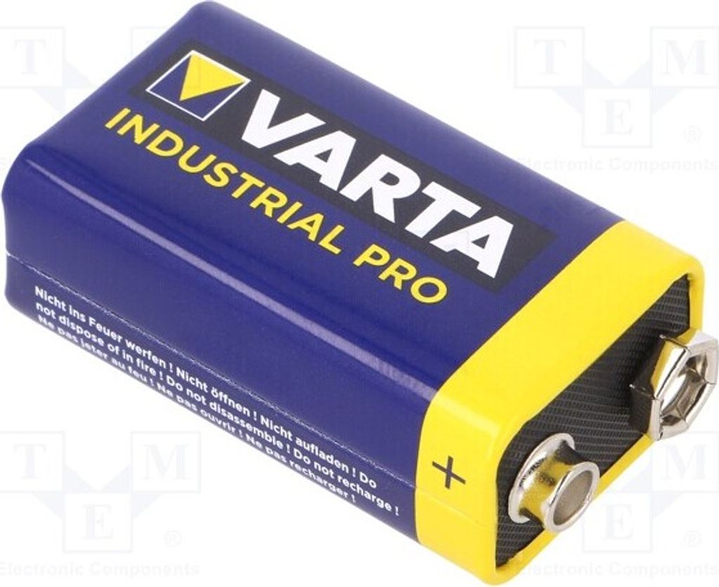 1x Batterie: alkalisch Industrial PRO 6F22 9V aufladbar(nein) 4 022 211 111 Batte