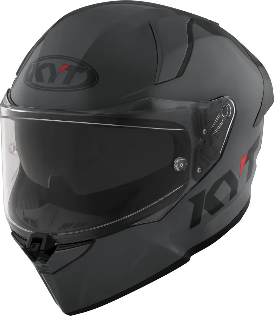 Casque KYT R2R Gris Brillant ECE 22-06 Silence et Sécurité Taille M
