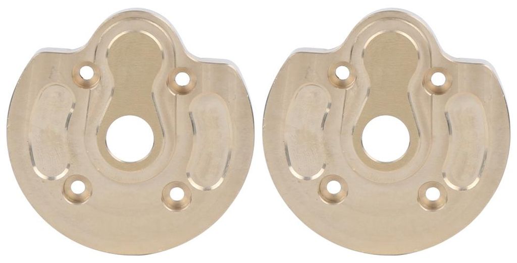 2 Stück Messing schweres äußeres Portalantriebsgehäuse passend für Axial Capra AXI232006 RC Auto