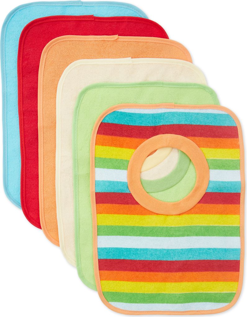 Bieco Baby Schlupflätzchen Baby | 6er Lätzchen Set | Produktbild 
