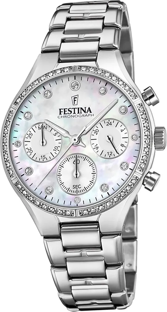 Orologio Festina Donna Argento F20401/1 | Stile Boyfriend Acciaio