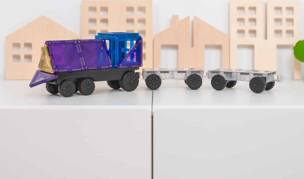 Magnetic Tiles Magnetická stavebnice 50 kusů autíček Obrázek produktu 6