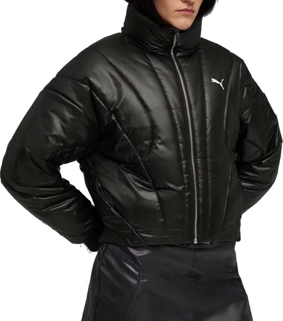 PUMA DARE TO PUFFER JACKET Schwarz