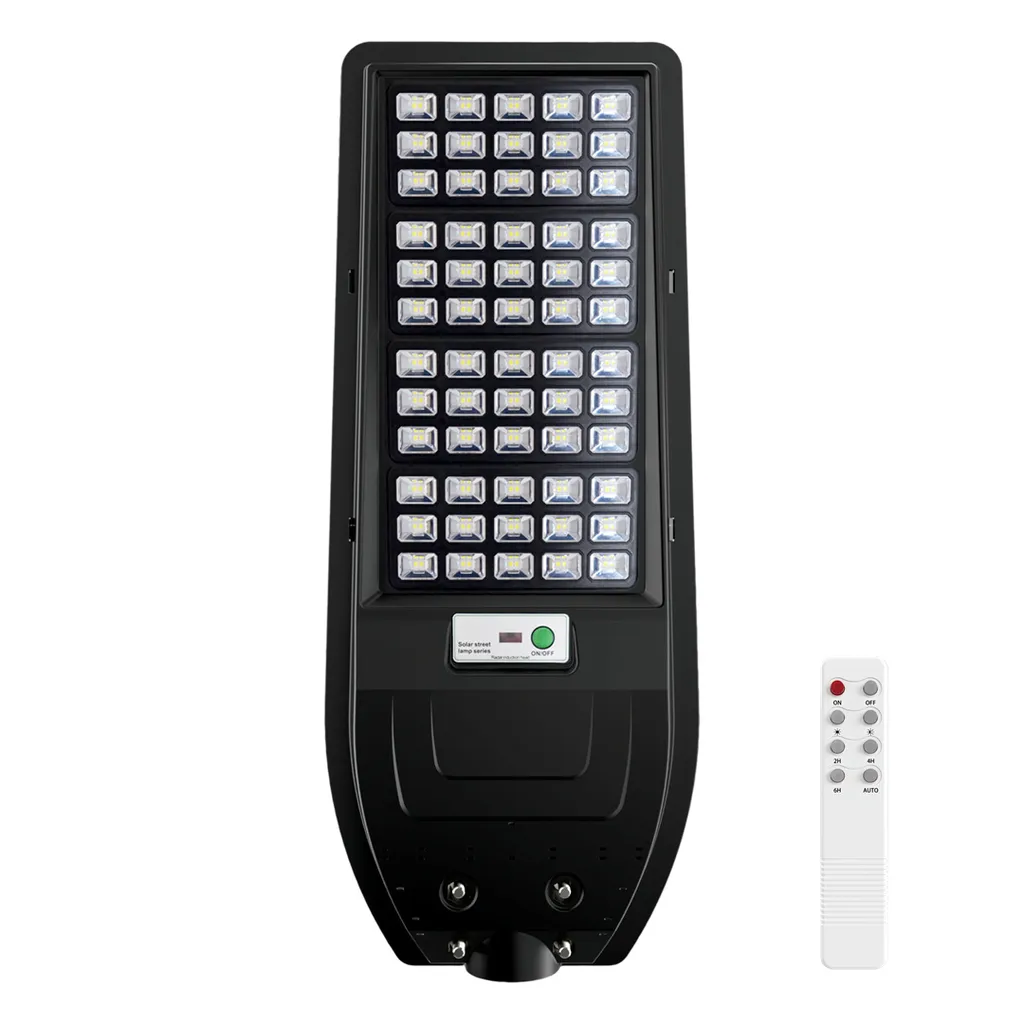 Éclairage solaire puissant 150W pour jardin et allée avec télécommande