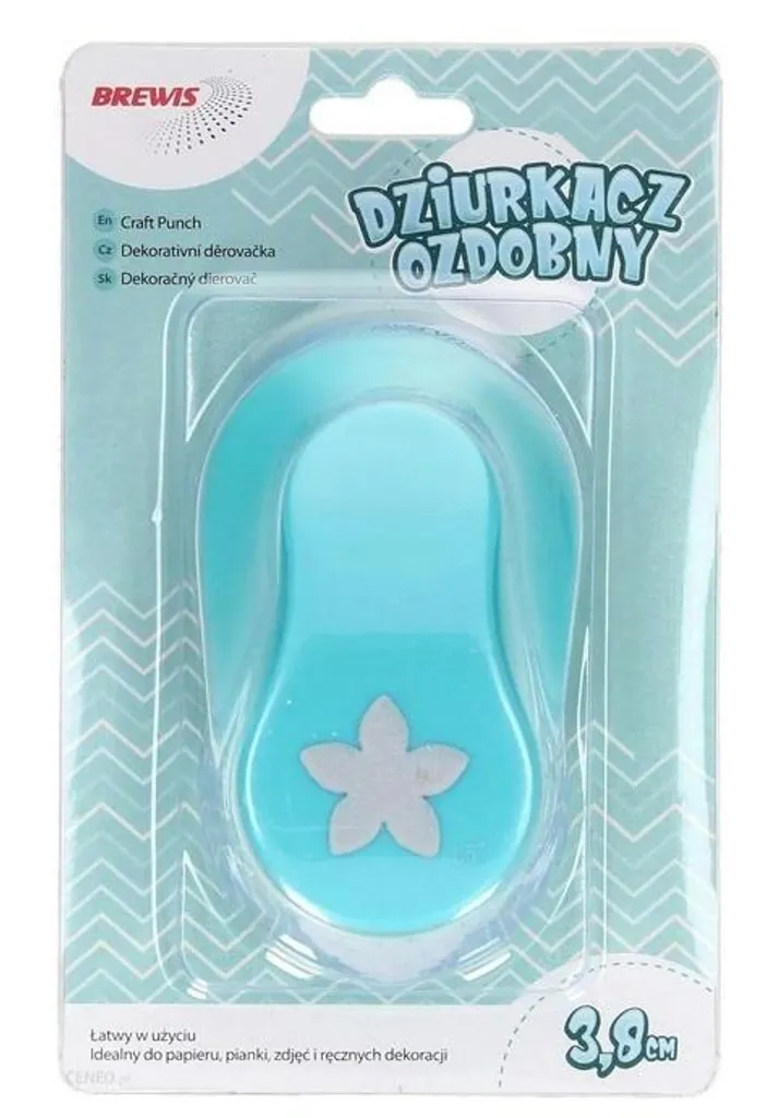 Poinçon décoratif fleur 3,8cm MIX idéal scrapbooking et faire-part