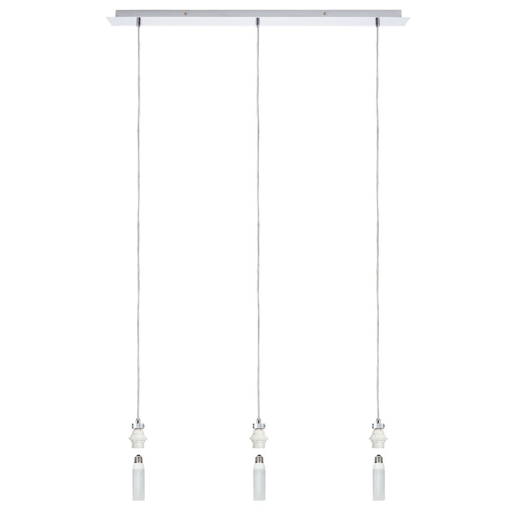 Paulmann Pendelleuchte Basic 2Easy Living Chrom 3 x 11W E27 1488lm warmweiß 2700K Sparlampe