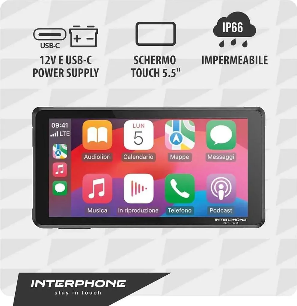 Câble USB-C Interphone 12V avec cosses de batterie étanches - 6