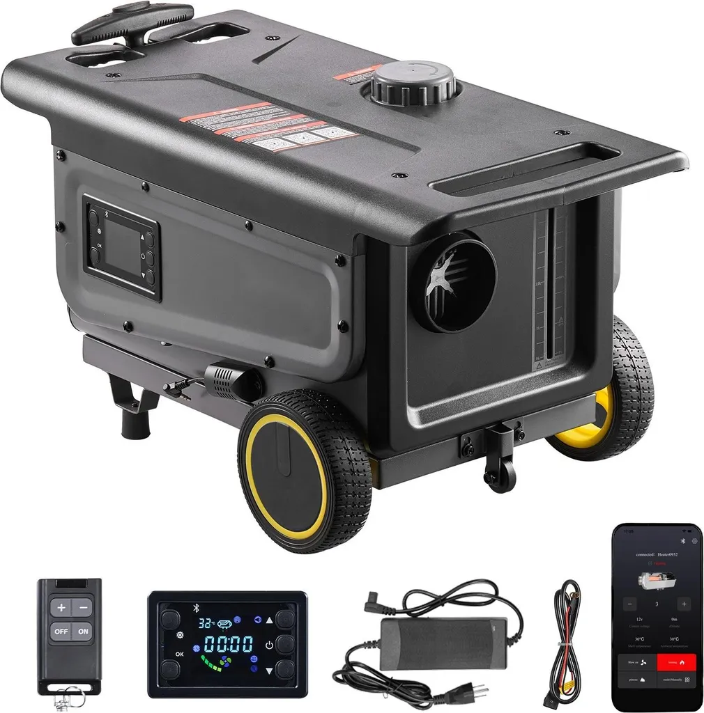 Chauffage stationnaire diesel tout-en-un avec réservoir 5L pour véhicule