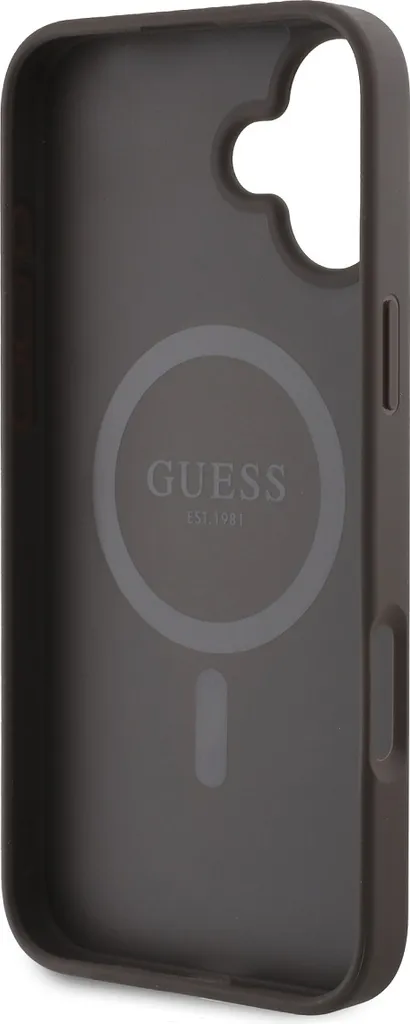 Custodia iPhone 16 Guess MagSafe 4G Marrone: Qualità Originale - 4