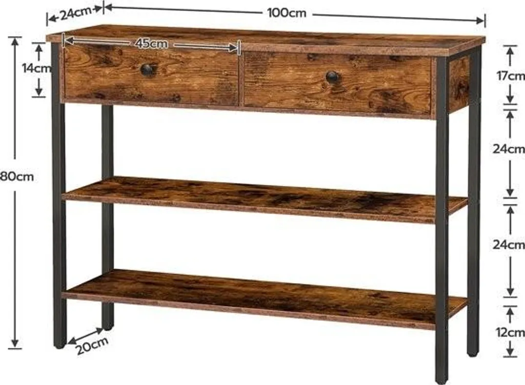 Table murale gain de place - Solution rangement pour studio et petit salon - 4