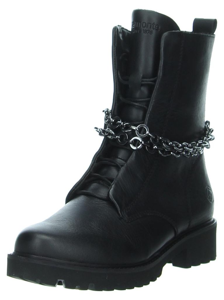 Remonte Schnür-,Zug-u.Schnallenstiefel in schwarz, Gr. 38