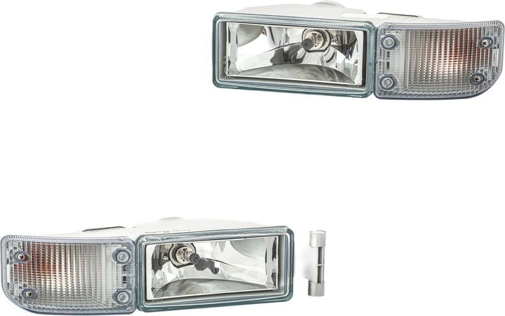 Nebelscheinwerfer-Set links rechts 24 V H4 PY21W HELLA für u.a. MAN TGS