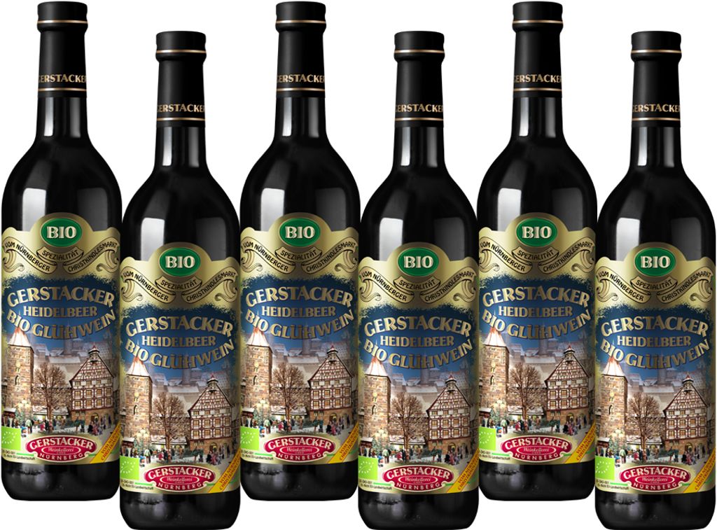 Gerstacker Heidelbeer  Glühwein (6 x 0,745 l) Produktbild 