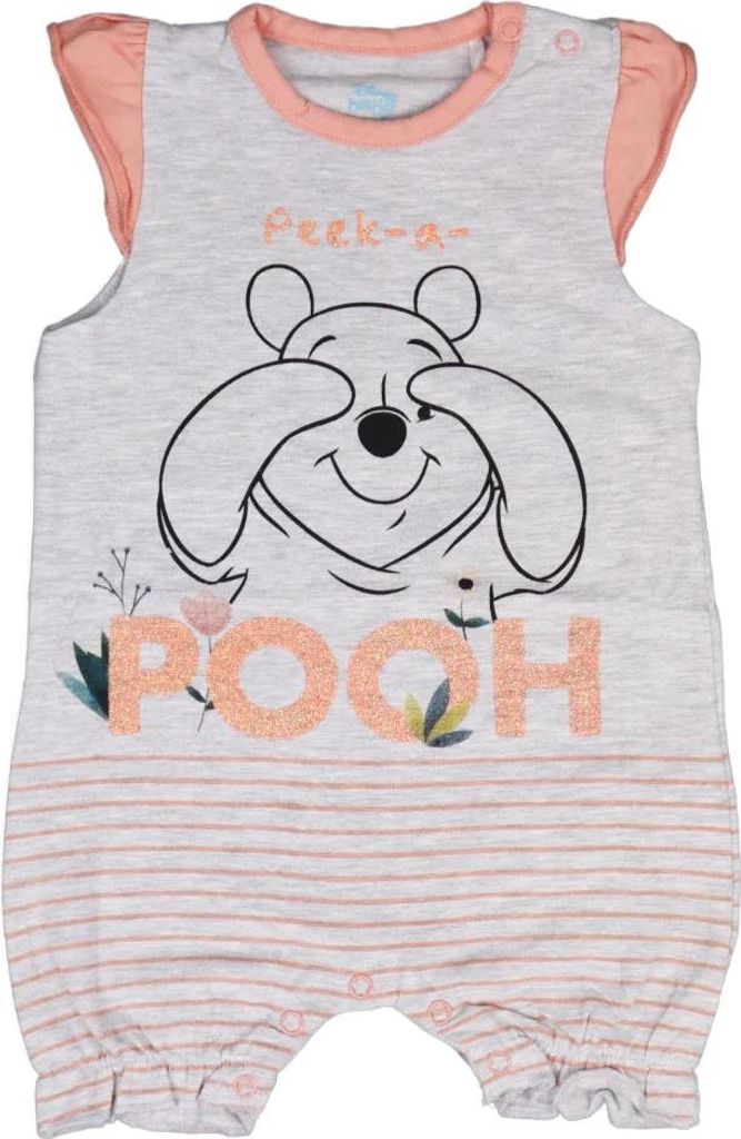 Winnie der Puuh Baby Kurzarm Strampler – Grau / 86