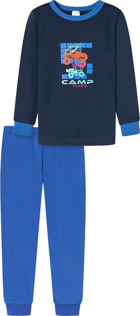 Schiesser Boys World Baumwolle Schlafanzug Cooles Design Produktbild 
