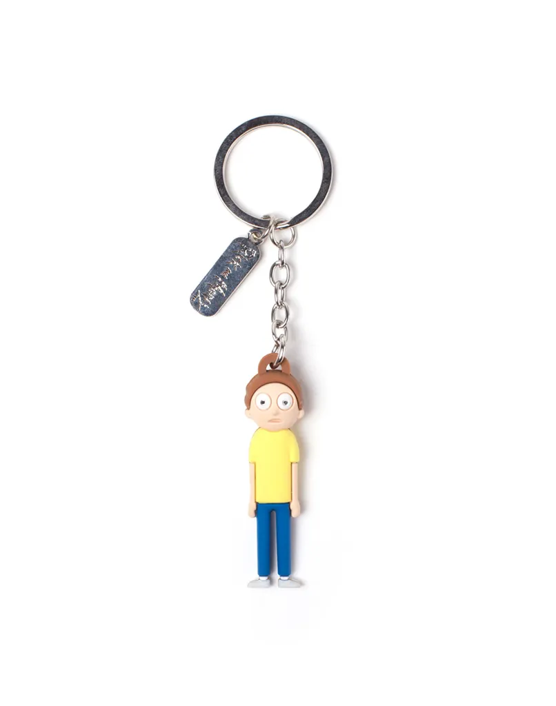Rick e Morty: Portachiavi Morty 3D in Gomma - Idea Regalo Originale