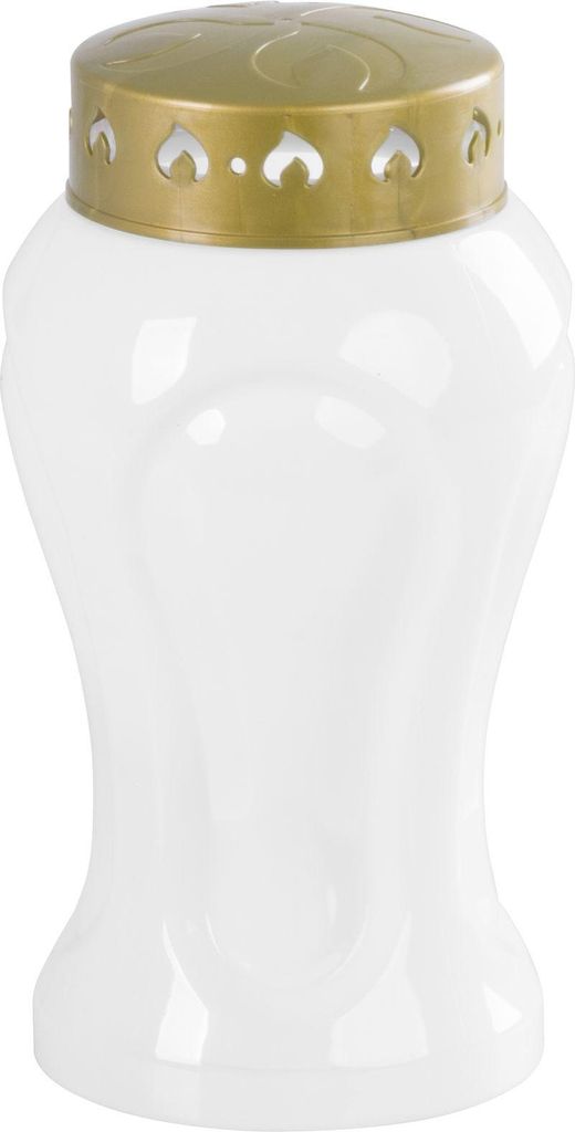 Grablicht MagicHome TG-26, mit LED-Kerze, für Grab, weiß, Produktbild 