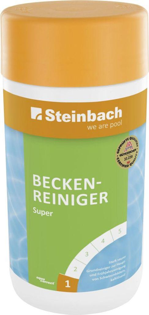 Steinbach Poolpflege Beckenreiniiger Super 1 L, Produktbild 