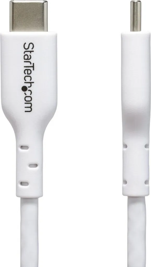 Câble USB-C long 2m Startech blanc - Fini les problèmes de prise loin - 2