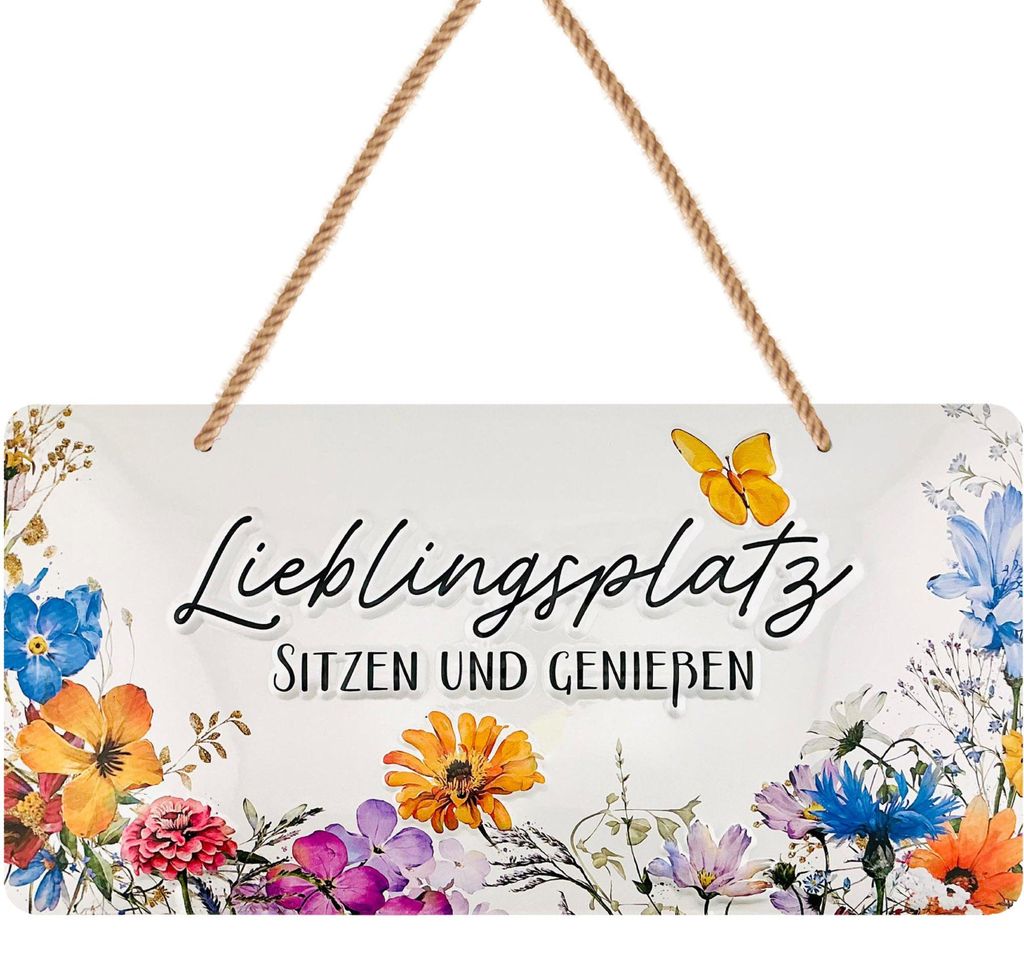 Schild Lieblingsplatz Outdoor Lieblingsplatz Schild Garten, Produktbild 