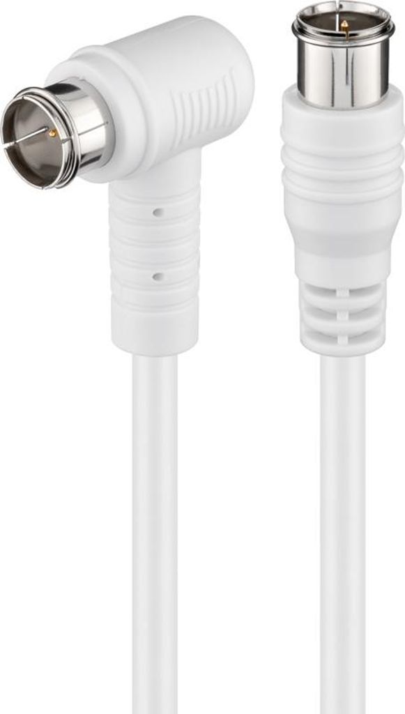Goobay 67349 Cavo antenna SAT angolato (80 dB), 2x Immagine del prodotto 