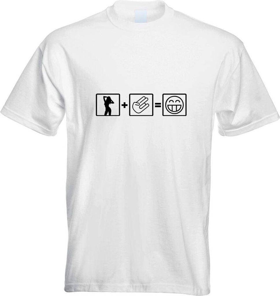 Kiwistar - T-Shirt - Weiss - Shocker Formel Motiv 1 Motiv Bedruckt Funshirt Design Print - mit Motiv Bedruckt - Funshirt Design - Sport - Freizeit ...