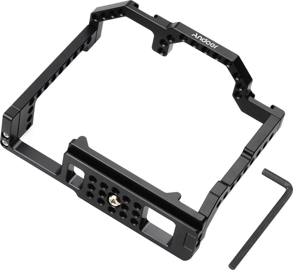 Châssis Vidéo pour Canon EOS 90D 80D 70D avec Fixations Sabot Froid