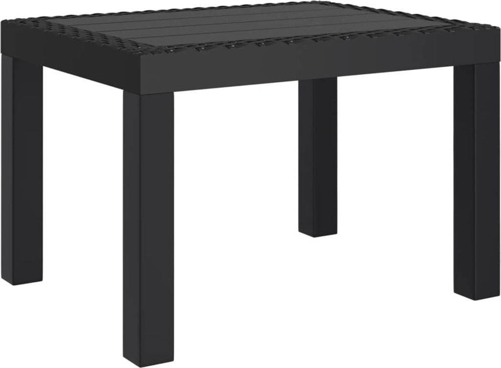 vidaXL Table de jardin anthracite 59x47x40 cm PP Image du produit 