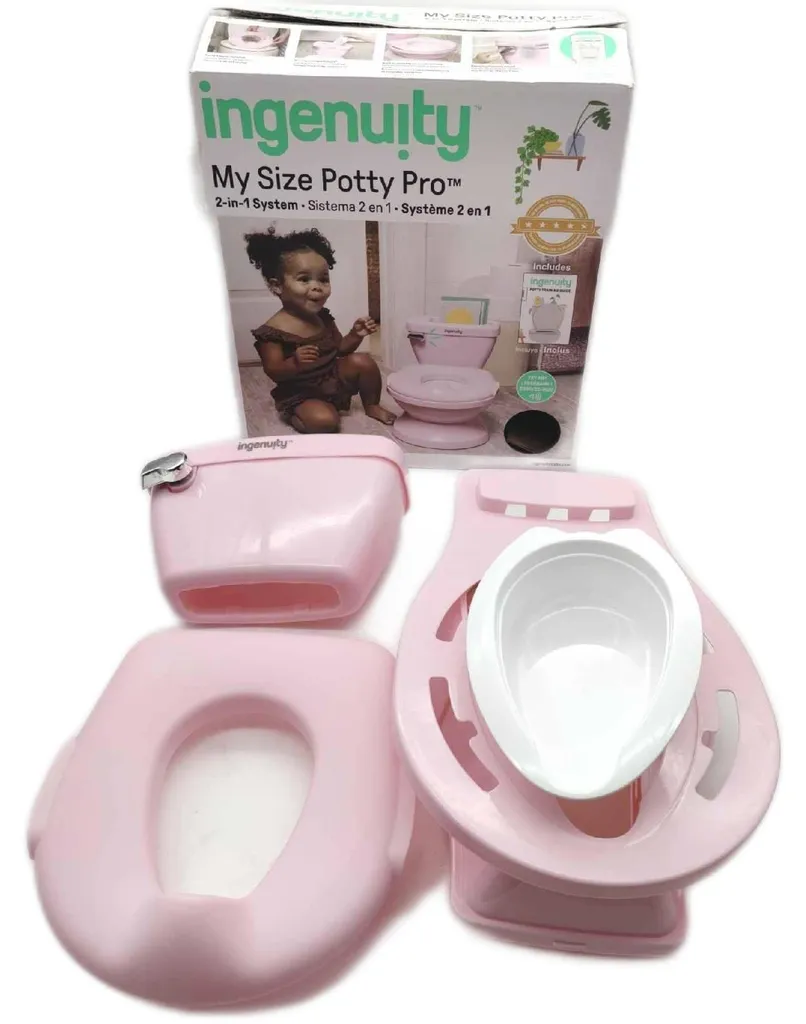 Pot pour Enfants My Size Potty Pro avec Son de Chasse Réaliste Blanc