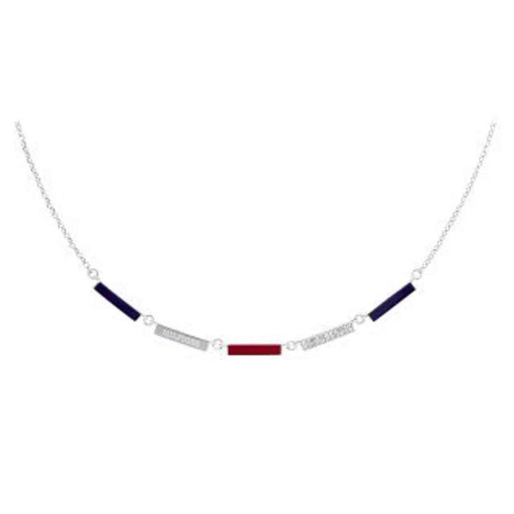 Collier Ras du Cou Tommy Hilfiger pour Femme en Acier Inoxydable de 40 cm