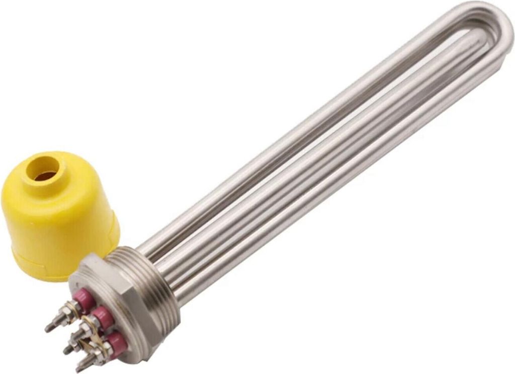 Environ résistance électrique inox 9 kW pour ballon tampon, Image du produit 